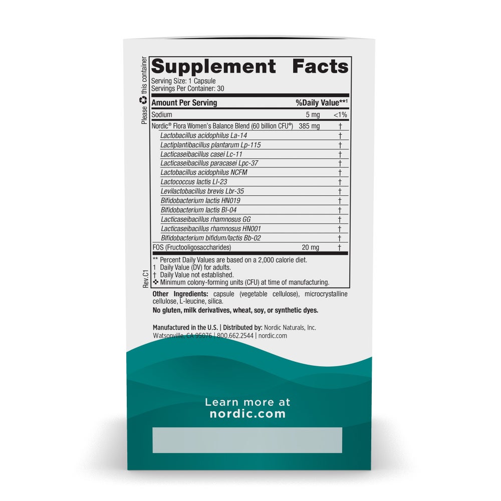Nordic Naturals Nordic Flora Probiotics - Picture 10 of 12