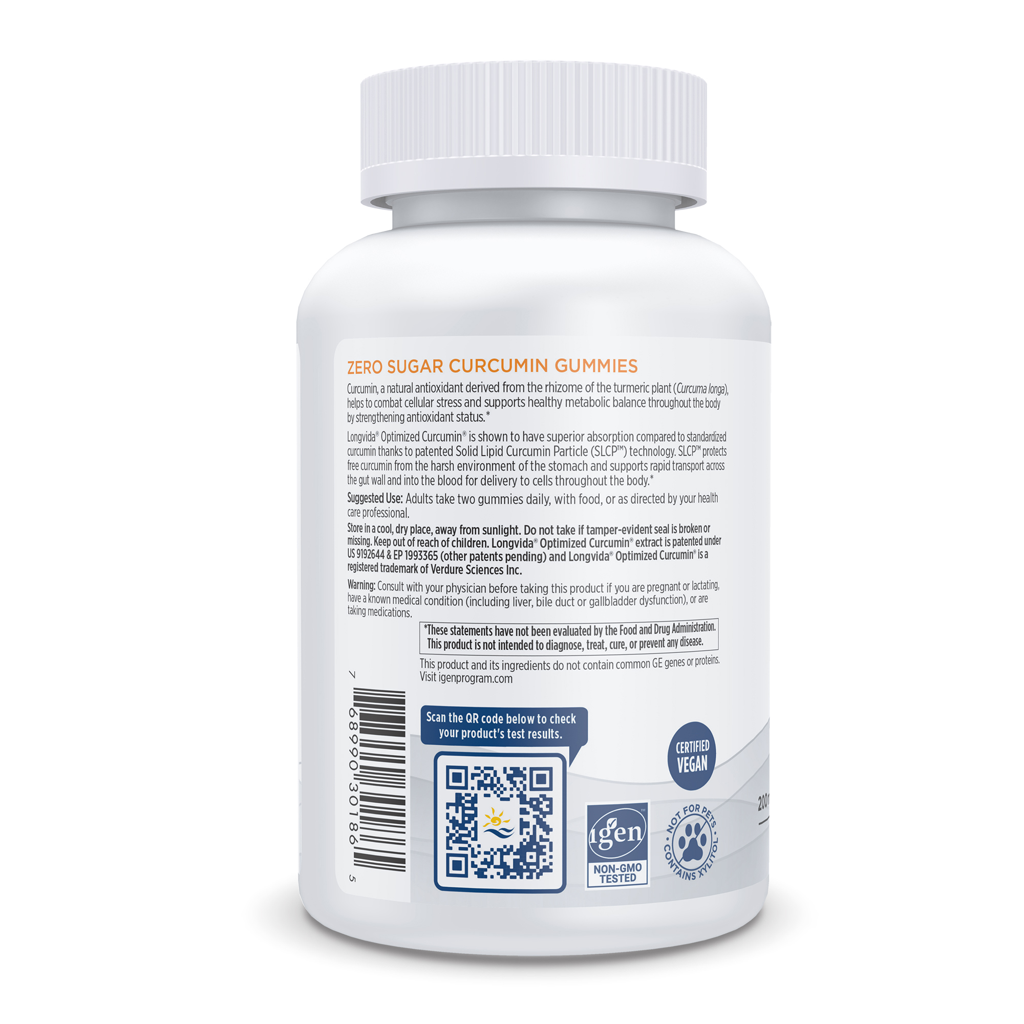 Zero Sugar Curcumin Gummies | Longvida® Curcumin | Nordic Naturals